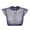 Navy, variant on OOOUM Kids Mesh T-Shirt Crewneck Solid Color Short Sleeve Layering Tees Lightweight Classic Fit Casual Tops Black 5-6 Years