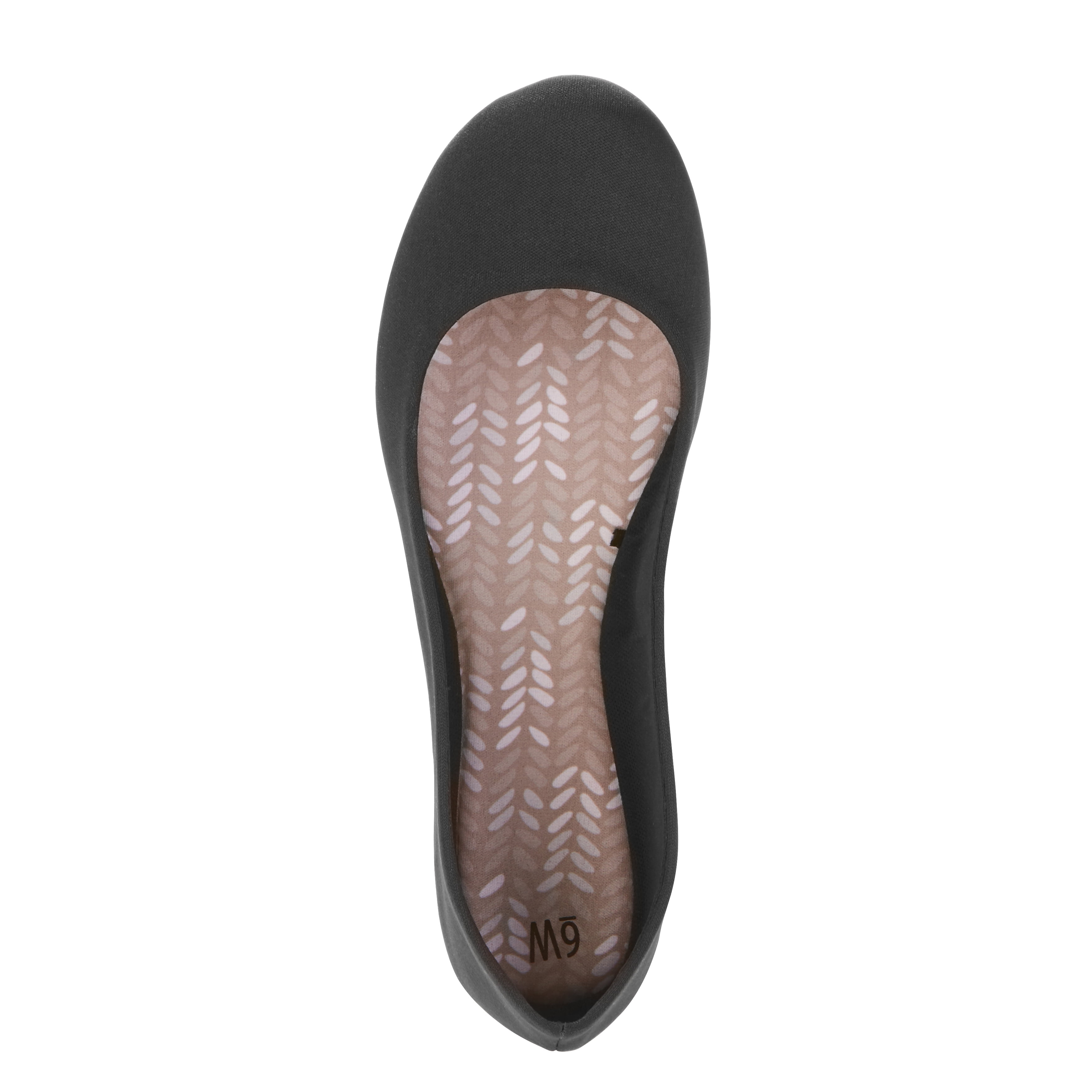 Ladies Time and Tru Wide Width Ballet Flats Walmart