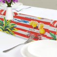 thumbnail image 4 of Yayeee Table Runner 70 inches Long Home Kitchen Dinning Party Decoration, Striped Lemon, 4 of 7