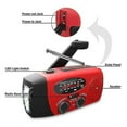thumbnail image 3 of Wind Up Radio, Emergency Radio Solar Portable 2000mah Powerflashlight, 3 of 5