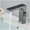 Gun Grey, variant on Digital Display Bathroom Basin Faucet Smart LED Brass Deck Mounted Washbasin Crane Hot and Cold Water Faucet Sink Vanity Faucet
