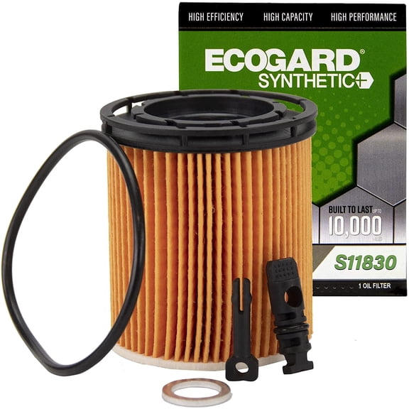 ECOGARD S11830 Premium Cartridge Engine Oil Filter for Synthetic Oil Fits Hyundai Accent 1.6L 2020-2022, Sonata 1.6L 2020-2023, Venue 1.6L 2020-2022, Elantra 1.6L 2021-2026