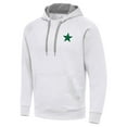 thumbnail image 2 of Men's-Antigua White Dallas Cowboys St. Patrick's Day Victory Pullover Hoodie, 2 of 4