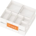 thumbnail image 1 of Organizador de cajones Criusia Clothes, paquete de 14 unidades, para bebé, color blanco, 1 of 9