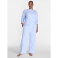thumbnail image 2 of Joyspun Women's Velour Sleep Pants, Sizes XS-3X, 2 of 6