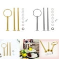 thumbnail image 4 of 3 Tier Cake Cupcake Plate Stand Fitting Handle Rod For Home Wedding Party DIY, 4 of 6