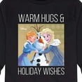 thumbnail image 3 of Frozen 2 - Warm Hugs Holiday Wishes - Toddler And Youth Long Sleeve Graphic T-Shirt, 3 of 5