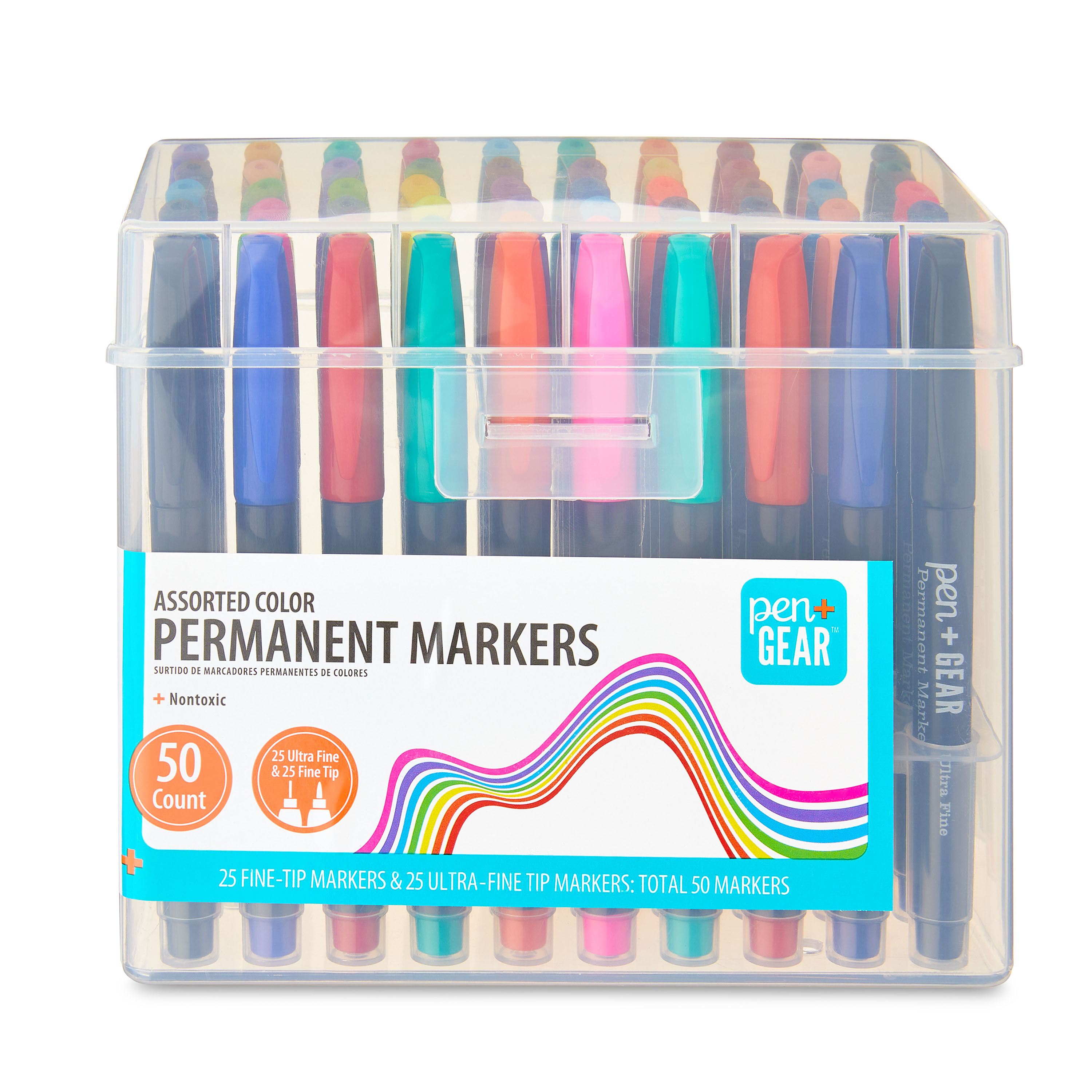 Pen+Gear Permanent Markers, 50 Count Fine & Ultra-Fine photo 2