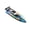 Blue, variant on Dual-Motor RC Boat for Adults, 31+ MPH High-Speed Remote Control Speedboat for Pools and Lakes, 2.4GHz, Night Lights, Sealed Waterproof Design, Red (1 Battery)