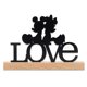 thumbnail image 1 of Decoración de mesa Disney Mickey y Minnie Love, decoración de metal, 1 of 5