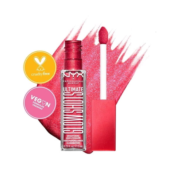 Sombra Líquida Nyx Professional Makeup Ultimate Glow Shots Raspberry Rave 7.5 ml