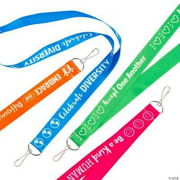 Humankind & Diversity Breakaway Lanyards, Birthday, Jewelry, 12 Pieces