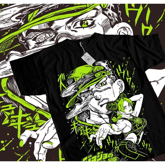 JoJo's Bizarre T-Shirt Adventure JoJo Anime Manga Jolyne Jotaro Unisex Tshirt