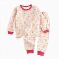 thumbnail image 4 of TOWED22 Toddler Baby Boy Clothes Color Blocking Outfits Fashion Fall Winter Sweatshirt Sweat Pant Kids Tops Shirt Pant Sets Size:1-2 Y,Color:Pink, 4 of 4