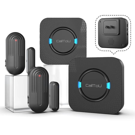 CallTou Wireless Door Sensor Alarm Wander Alert for Dementia Elderly Patient Alzheimer Door Open Chime Monitoring for Caregiver Home Care