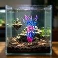 thumbnail image 4 of SouMaox Artificial Aquarium Flowers, Lifelike Plastic Seaweed Decor for Fish, Soft Kelp Ornaments for Fish Hideout and Breeding, Realistic Underwater Landscape, 1.69" x 1.02" x 13.78" Purple, 4 of 6