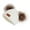 White, variant on Xijirk Solid Twist Knit Beanie Dual Large Fluffy Pom Pom Ear Decor Leather Label Patch Ribbed Winter Headwear for Kids Red,6 Months-5 Years