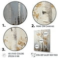 thumbnail image 3 of Designart "Birch Trees In Silver Tones Breathing In The Scenery" Tree Birch Floater Framed Wall Decor, 3 of 5