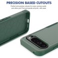 thumbnail image 4 of Dteck Case for Google Pixel 9 / 9 Pro,Military Grade Protection Silicone + PC Case Shockproof Back Cover for Google Pixel 9 / 9 Pro,Darkgreen, 4 of 5