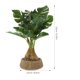 thumbnail image 2 of NUOLUX De Con Planta Artificial Monstera De Hojas Con Maceta Compacta Y Duradera, 2 of 6