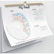 FeroniArt Habit Tracker Inserts 8 x 10 Planners & Appointment Book, 30 Pages, 30 Count Pack