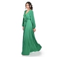 thumbnail image 2 of Vestido elegante de manga larga Roman Fashion / Juvenil, 2009 (Verde kelly) verde G, 2 of 4
