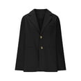 thumbnail image 5 of Bxsruta Jacket for Women, Women's Outerwear Open Front Longline Work Blazer, Business Casual Pocket Lining Suit Jacket for Office, 5 of 8