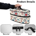 thumbnail image 5 of HELLHERO Five-Pointed Star Pattern Design Travel Iron Carrying Storage Bag Large Size with Zipper Handle Easy to Carry, Bag Only, 5 of 6