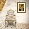 thumbnail image 3 of Berthon, Paul 19x24 Gold Ornate Wood Framed with Double Matting Museum Art Print Titled - La Joyeuse de Flute, 3 of 4