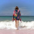thumbnail image 6 of PHYHOO Flamingos Printed Microfiber Sand Free Pool Towel Lightweight Oversized Quick Dry Absorbent Compact Travel Must Have for The Swimming, Yoga, Camping, Summer Cruise Ship 30x60in, 6 of 8