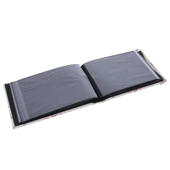 WEUVEB Small Wedding Album Linen Cover Fabric with Slip in Pages for Durable Photo Protection
