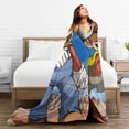 thumbnail image 5 of Super Mario Blanket, Super Soft Throw Blanket For Bed Sofa Couch, Cozy Flannel Blanket For Bedroom Livingroom, 50"X40", 5 of 9