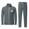 thumbnail image 2 of Sweatshirt Set Sports And Casual Printed Two-piece Set Men's Long Sleeved Set, 2 of 4