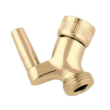 Renovators Supply Shower Heads Bright Solid Brass Shower Heads Mount Only