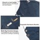 thumbnail image 3 of Adjustable Over sized Plus Size Canvas Apron with Pockets Men and Women Aprons Waterproof thickened canvas apron, 3 of 5