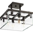 thumbnail image 4 of Progress Lighting Glayse P3500900 Semi Flush Mount Light, 4 of 9