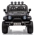 thumbnail image 4 of GloryStar 24V 2-Seater Electric Ride On Truck with Remote Control, 2WD/4WD Switchable, 4-Wheeler Vehicle for Toddlers with Storage Trunk, Spring Suspension, LED Lights & Music, 4 of 7