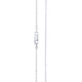 thumbnail image 3 of Decadence 14k White Gold Diamond-cut 1mm Bead Chain, 3 of 5