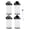 4 PACK, variant on PASILI 2 Pieces HEPA Pre-Motor Filter for Eye Home Pro Pet Air Plus Neo EV-PMF Replacement with Cleaning Brush Fits Eye Units