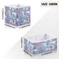thumbnail image 2 of Foldable Fabric Storage Bin Home Cubes Clothing Organizer Bins Large Collapsible Box Basket for Home Organizer Cute Animals in The Snow, 2 of 7