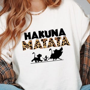 Leopard Hakuna Matata shirt Family Disney Shirt Animal Kingdom Shirts Lion King shirt Hakuna Matata Family Disney Shirt Disney Matching