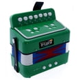 thumbnail image 3 of D'Luca Kids Series Button Accordion, Green, 3 of 6