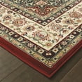 thumbnail image 2 of Oriental Weavers Kashan 119N1 Red/ Ivory 2'3" X 7'6" Indoor Area Rug, 2 of 2