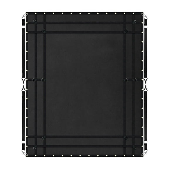 Cargo Net Heavy Duty 120x105", Adjustable Straps & S-Hooks - 700lbs Capacity Truck Bed Net for Pickups, Trailers, SUVs, Cargo Securement