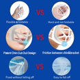 thumbnail image 2 of Soporte de máscara facial de silicona 3D mejorado con ganchos para las orejas, forma de tortuga de copa transpirable, inserto fresco para más espacio para respirar, marco de soporte interno, espaciador transpirable para mantener la tela apagada, protector de lápiz labial (negro, 5 piezas), 2 of 6