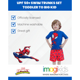 thumbnail image 3 of Marvel Spidey and His Amazing Friends UPF 50+ Swim Trunks Bathing Suit Toddler, 3 of 5