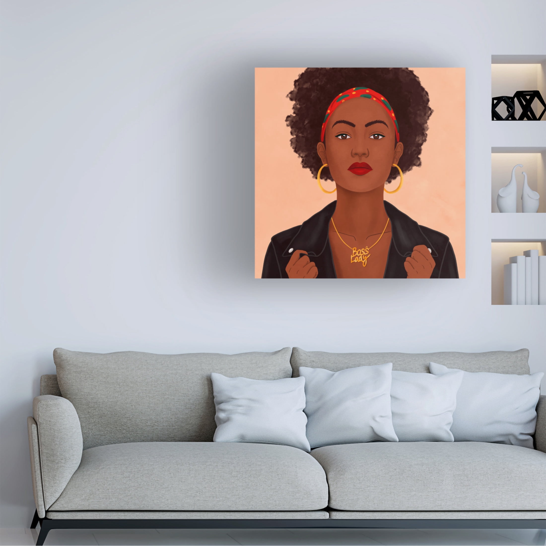 Trademark Fine Art Petra Holikova Boss Lady Canvas Wall Art