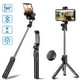 thumbnail image 5 of Palo selfie Bluetooth negro Soporte para teléfono trípode duradero, 5 of 5