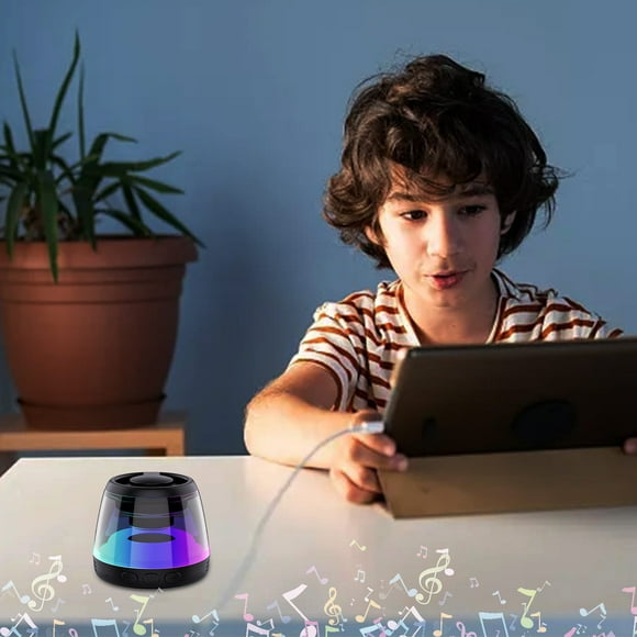 IROINID Bluetooth Speaker,Small Speaker,Portable Bluetooth Speakers TWS,Magnetic Bluetooth Speaker Portable TWS Outdoor Card Speaker RGB Scented Light Bluetooth Speaker