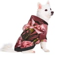 thumbnail image 5 of KLL Delicate Pink Carnations A for Basic Dog Hoodie - Pet Hoodie Sweater with Leash Hole - Cute Dog Sweatshirt - Pet Clothes Hooded Sweatshirt for Dog & Cat -Small, 5 of 8